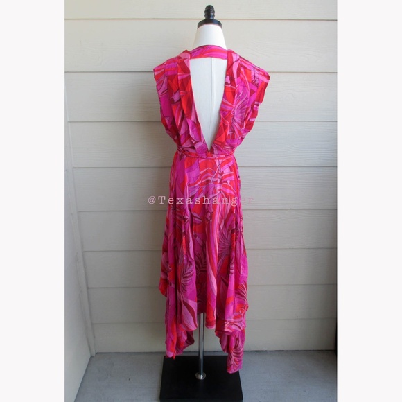 NWT Farm Rio Endless Summer V Neck Midi Dress S Small - Picture 14 of 16